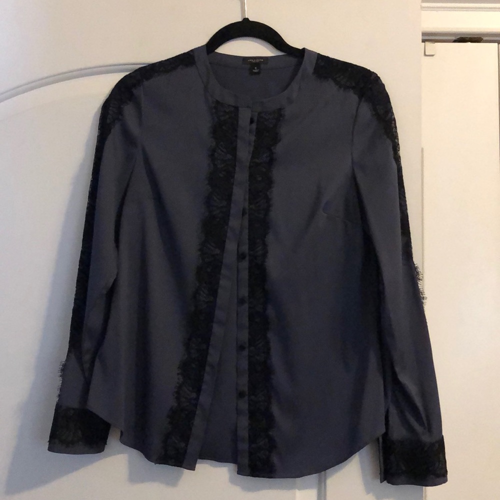Lace detail blouse